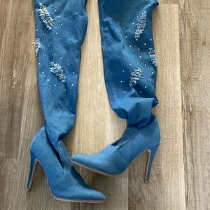 Tall Jean Boots